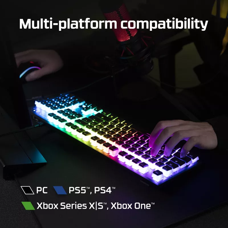HyperX Alloy Origins Core – Μηχανικό gaming πληκτρολόγιο – HX Blue (US-Layout)