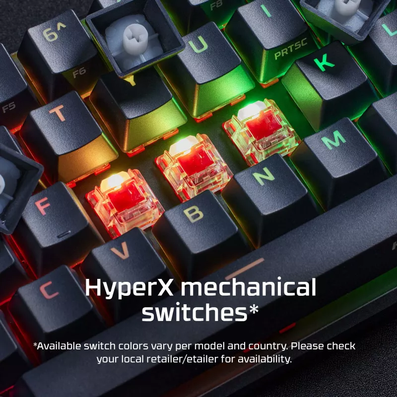 HyperX Alloy Origins 65 – Μηχανικό gaming πληκτρολόγιο – HX Red (US-Layout)