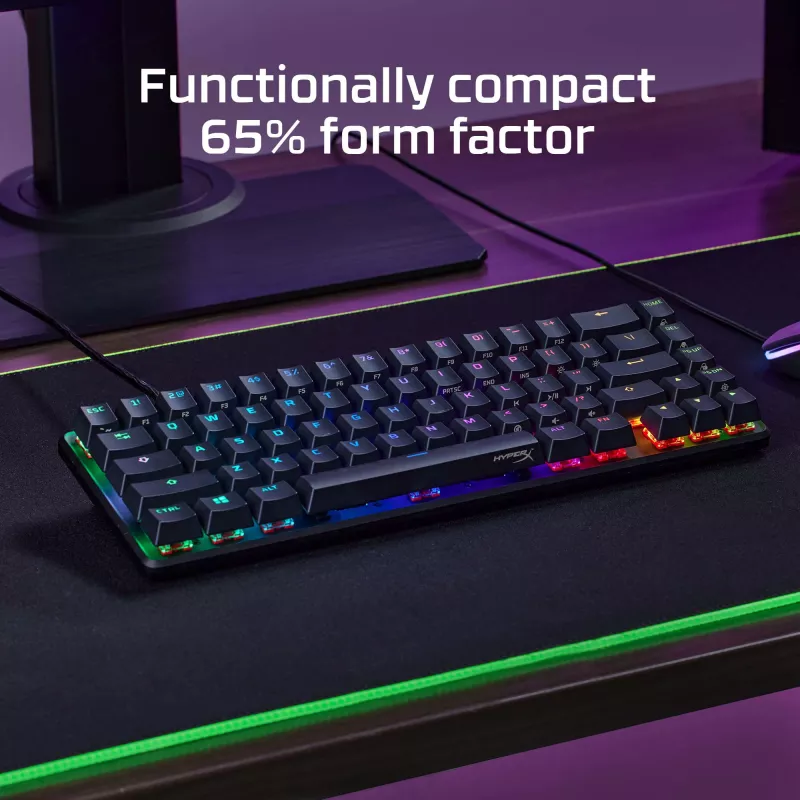 HyperX Alloy Origins 65 – Μηχανικό gaming πληκτρολόγιο – HX Red (US-Layout)