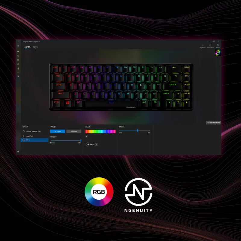HyperX Alloy Origins 65 – Μηχανικό gaming πληκτρολόγιο – HX Red (US-Layout)