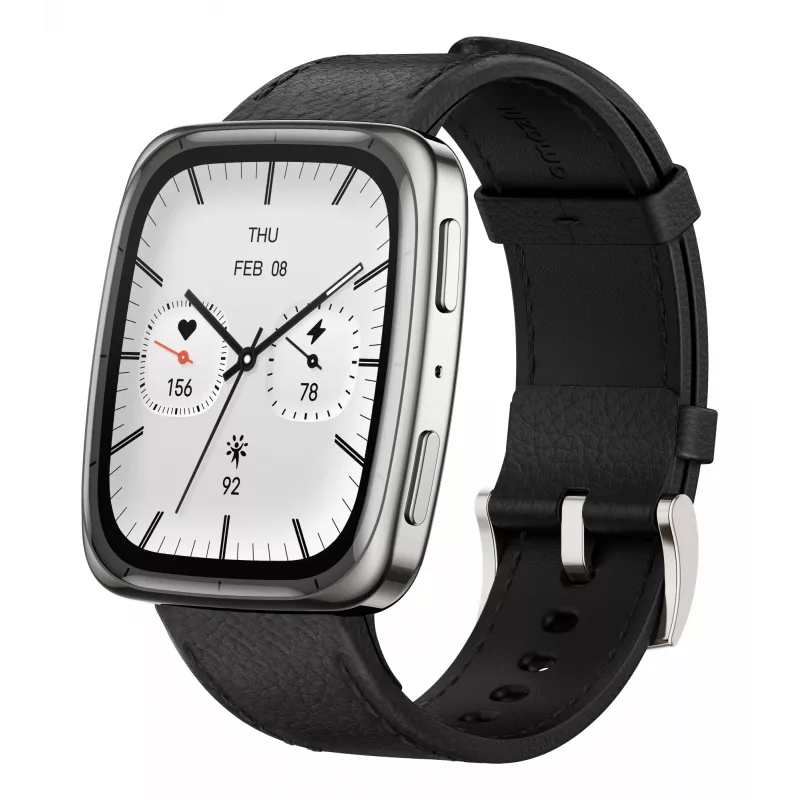 Amazfit Active 2 Square Smartwatch Μαύρο (W2434GL2N)