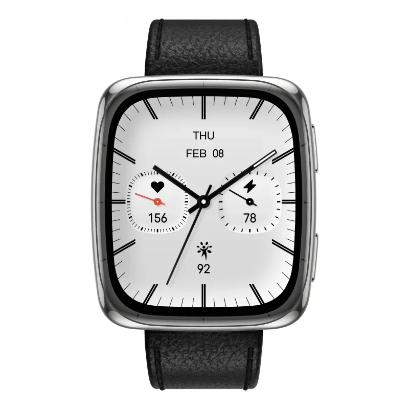 Amazfit Active 2 Square Smartwatch Μαύρο (W2434GL2N)