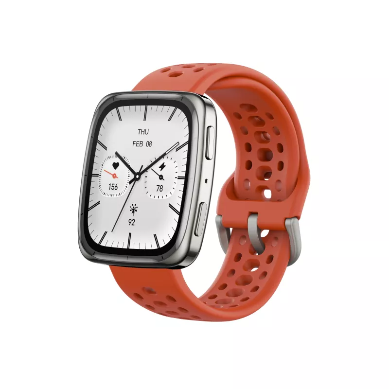 Amazfit Active 2 Square Smartwatch Μαύρο (W2434GL2N)