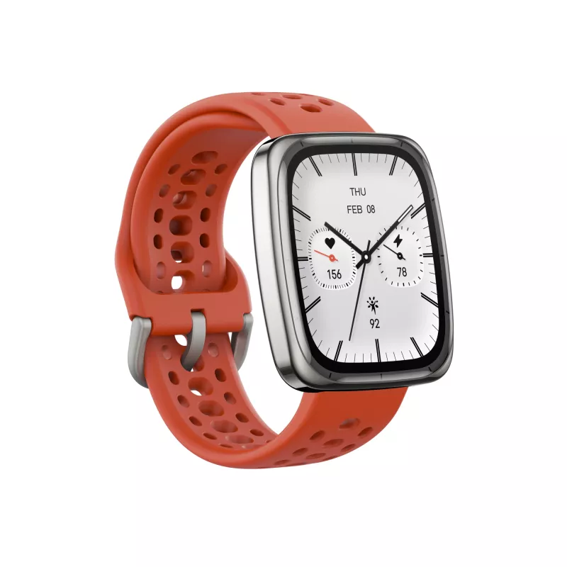 Amazfit Active 2 Square Smartwatch Μαύρο (W2434GL2N)