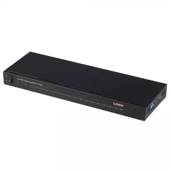 Lindy 16 Port HDMI 4K60 Splitter 16x HDMI 3840x2160 μαύρο