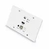 Lindy 150m Cat.6 HDMI 4K60 & Type C HDBaseT EU επιτοίχια πλάκα επέκτασης KVM, πομπός