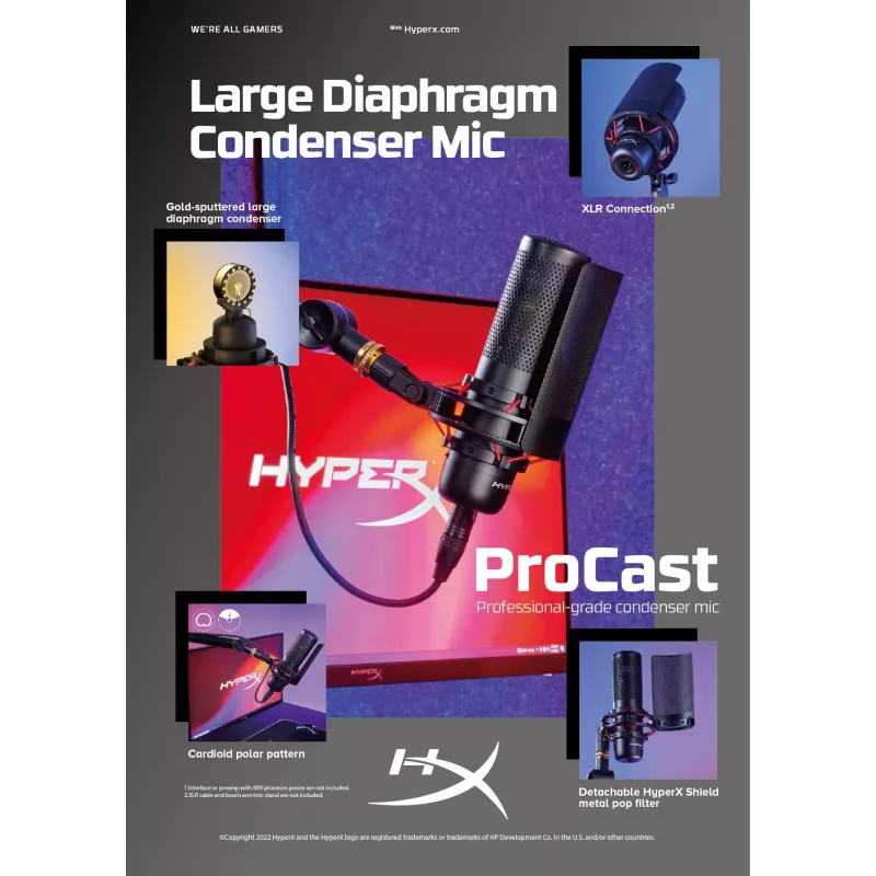 Μικρόφωνο HyperX ProCast