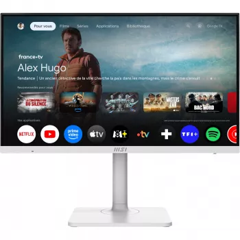 MSI Modern MD272UPSW οθόνη υπολογιστή 68,6 cm (27 inch) 3840 x 2160 pixel 4K Ultra HD λευκό