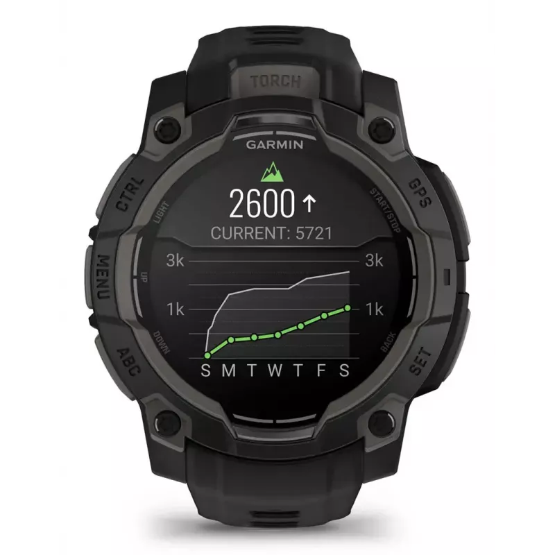 Smartwatch Garmin Instinct 3 AMOLED μαύρο