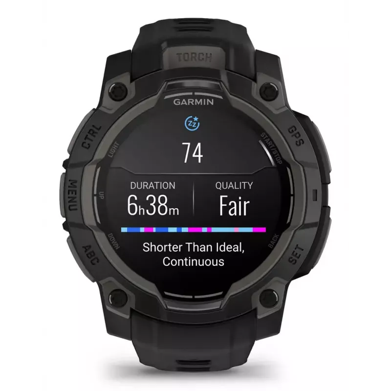 Smartwatch Garmin Instinct 3 AMOLED μαύρο