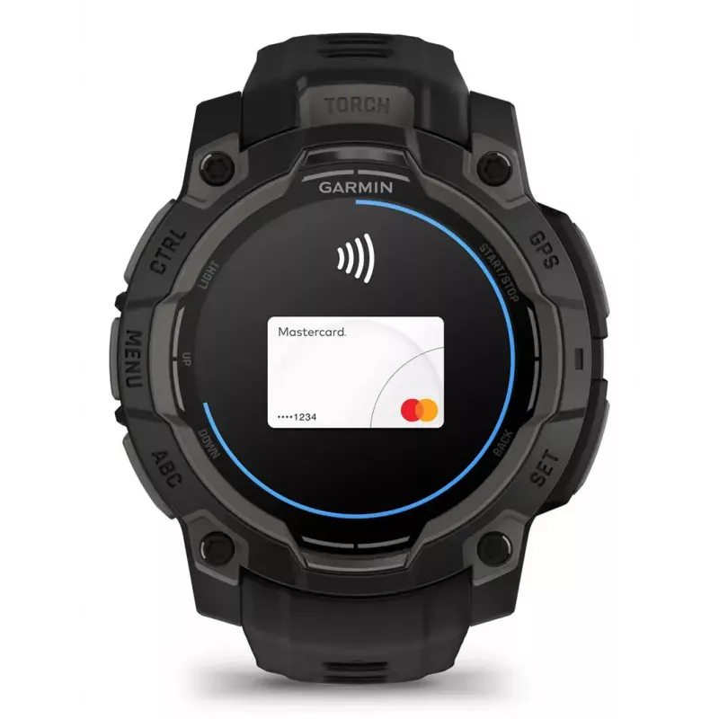 Smartwatch Garmin Instinct 3 AMOLED μαύρο