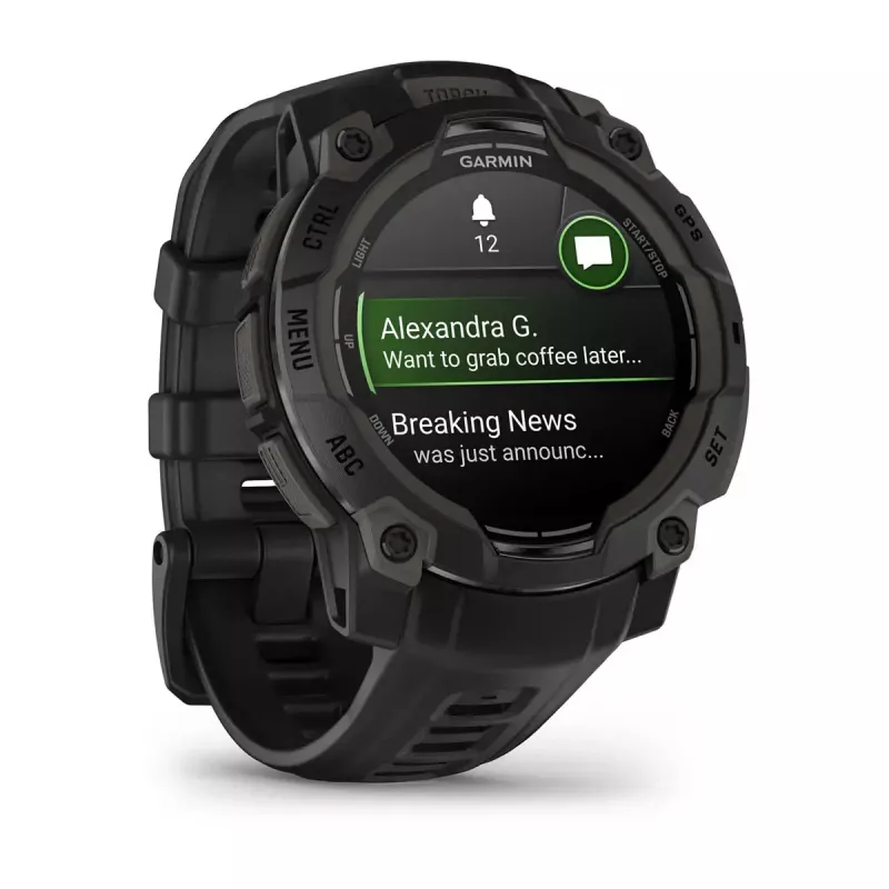 Smartwatch Garmin Instinct 3 AMOLED μαύρο