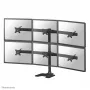 Neomounts FPMA-D700DD6 Βάση οθόνης 10-27 ίντσες, ελεύθερη/επιτραπέζια τοποθέτηση, 8 kg, 25,4 cm (10 ίντσες), 68,6 cm (27 ίντσες), 100 x 100 mm, Μαύρο
