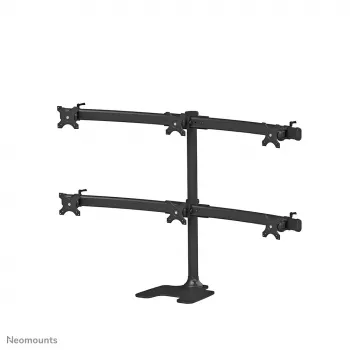 Neomounts FPMA-D700DD6 Βάση οθόνης 10-27 ίντσες, ελεύθερη/επιτραπέζια τοποθέτηση, 8 kg, 25,4 cm (10 ίντσες), 68,6 cm (27 ίντσες), 100 x 100 mm, Μαύρο