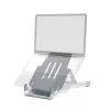 R-Go Tools Βάση laptop R-Go Riser Basic, αναδιπλούμενη και ρυθμιζόμενη βάση laptop, Αλουμίνιο, ασημί