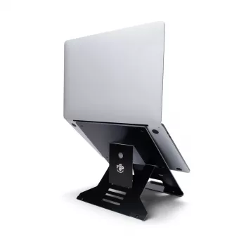 R-Go Tools Βάση laptop R-Go Riser Document, εργονομική, αναδιπλούμενη και ρυθμιζόμενη βάση με θήκη εγγράφων, μαύρη