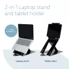 R-Go Tools Βάση tablet και laptop R-Go Riser Duo, κατάλληλη για οθόνη 10–22 inch, μαύρη