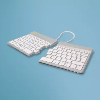 R-Go Tools Split Break RGOSBUKWLWH ασύρματο πληκτρολόγιο, διάταξη UK, λευκό