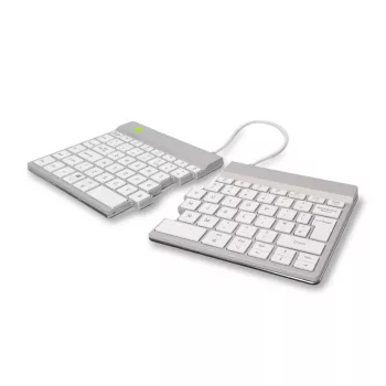 R-Go Tools Split Break RGOSBUKWLWH ασύρματο πληκτρολόγιο, διάταξη UK, λευκό