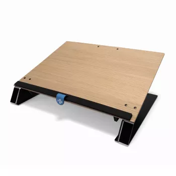 R-Go Tools Θήκη εγγράφων R-Go Read2Write, κατάλληλη για ανάγνωση και γραφή, εργονομική, με μαλακό υπόθεμα αφρού για τους καρπούς, Ξύλο βελανιδιάς