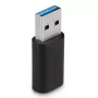 Lindy Προσαρμογέας USB 3.2 Type-A σε Type-C, USB 3.2 Type-A, USB 3.2 Type-C, μαύρο