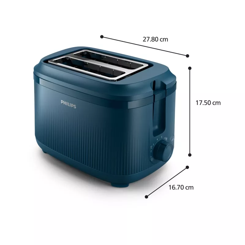 Philips 3000 series HD2511/70 Φρυγανιέρα 8 2 φέτες 830 W μπλε