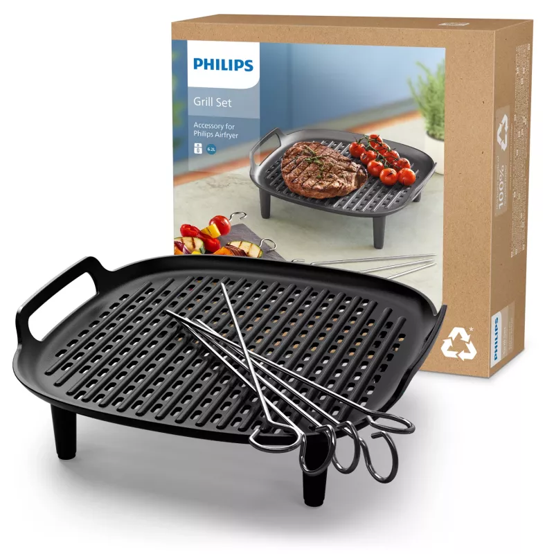 Σχάρα & σούβλες Philips αξεσουάρ για Airfryer 6,2 L