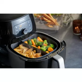 Philips Airfryer αξεσουάρ HD9950/00 XXL Party Master Kit, Philips, Airfryer XXL HD963x, HD965x, γκρι, χάλυβας, 215 mm, 198 mm