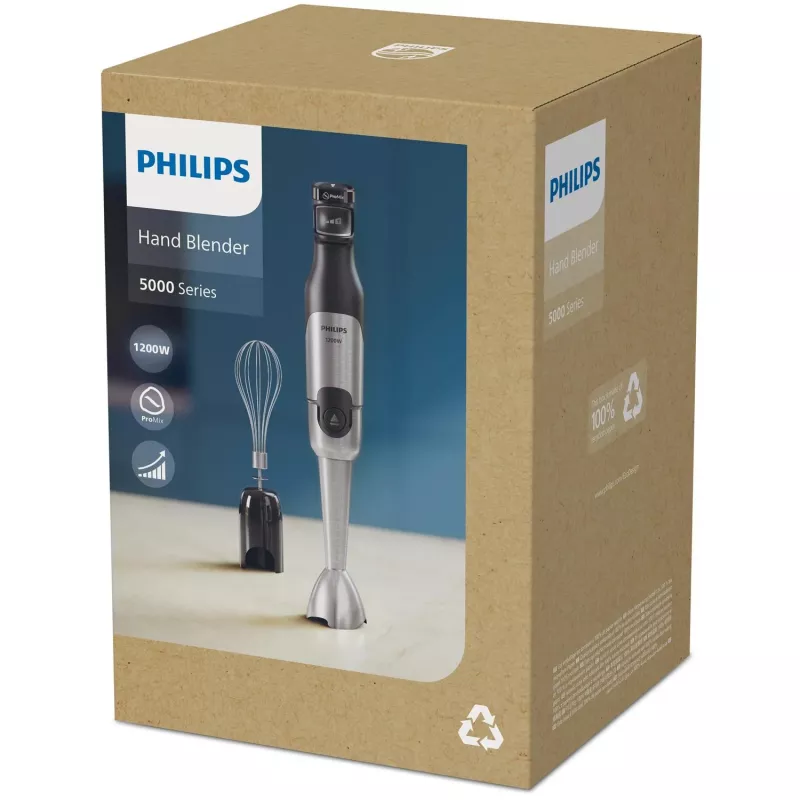 Philips 5000 series HR2682/00 Μίξερ ραβδομπλέντερ 1200 W μαύρο, ανοξείδωτο ατσάλι