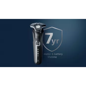 Ηλεκτρική περιστροφική ξυριστική μηχανή Philips Series 5000 S5884/50 — περιστροφή 3 κεφαλών, υγρή & στεγνή ξύρισμα, επαναφορτιζόμενη USB