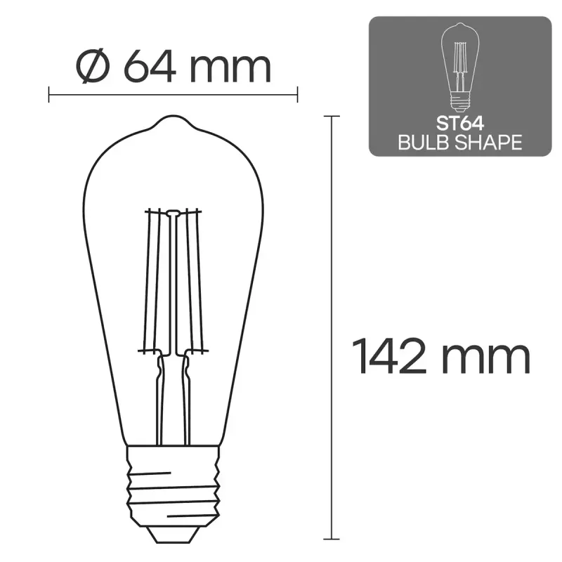 Λαμπτήρας LED VISIONAL VS-B-18 12W 1380 lm 3000K