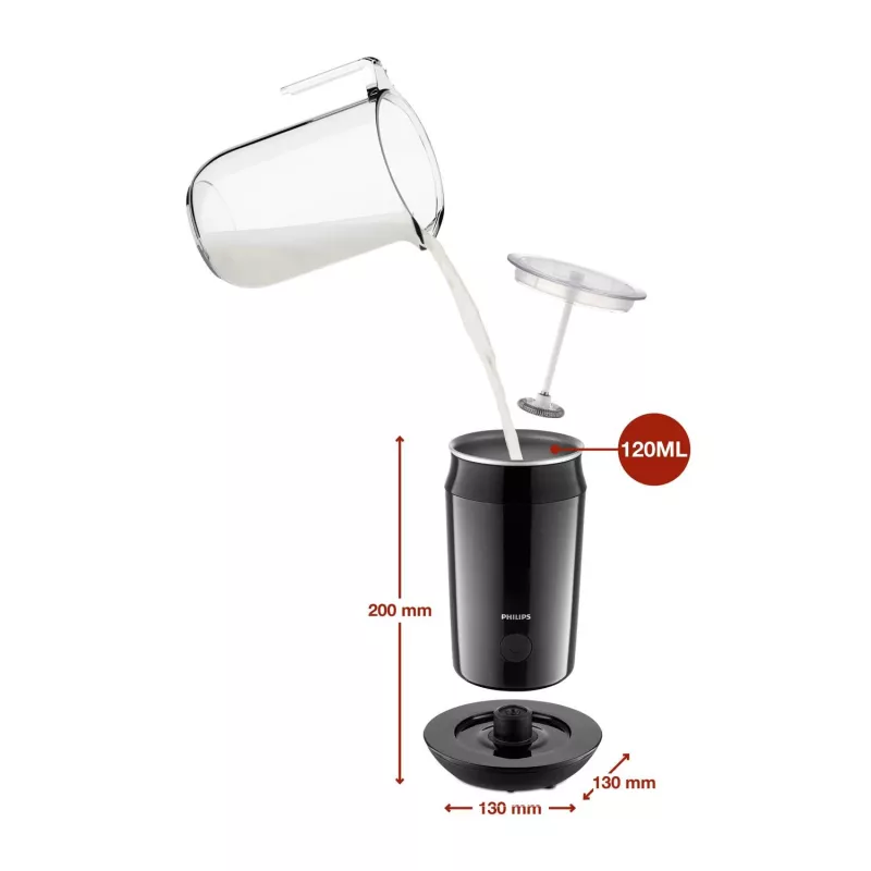 Αυτόματος συσκευή αφρού γάλακτος Philips CA6500/63 Μαύρο 0,12 L 500 W