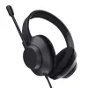 Trust Ayda Max Headset Ενσύρματο Head-band Κλήσεις/Μουσική USB Type-C / USB Type-A Μαύρο