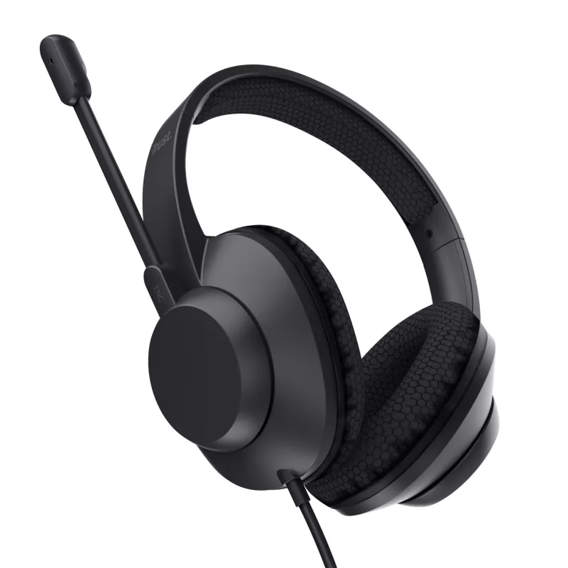 Trust Ayda Max Headset Ενσύρματο Head-band Κλήσεις/Μουσική USB Type-C / USB Type-A Μαύρο
