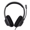 Trust Ayda Max Headset Ενσύρματο Head-band Κλήσεις/Μουσική USB Type-C / USB Type-A Μαύρο