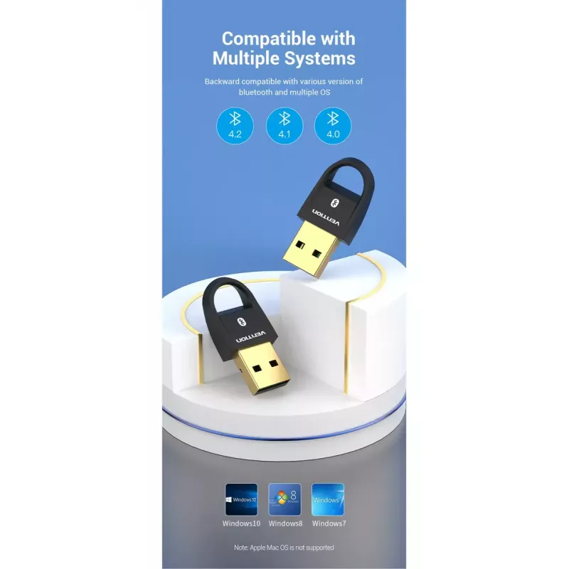 Προσαρμογέας USB Bluetooth 5.0 Vention CDSB0 μαύρο