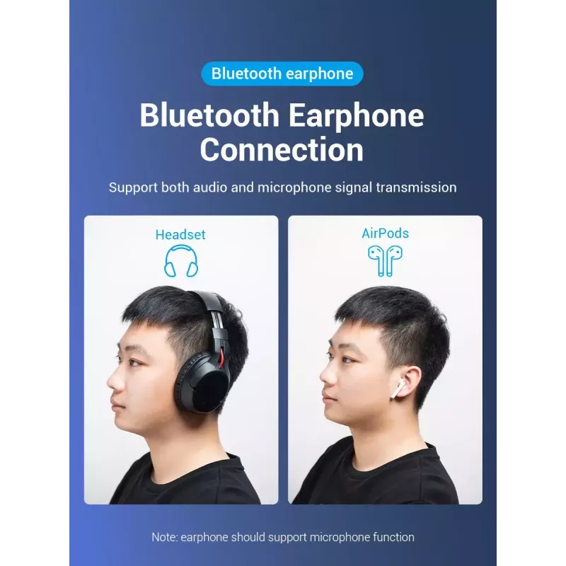 Προσαρμογέας USB Bluetooth 5.0 Vention CDSW0 ενσύρματη συνδεσιμότητα