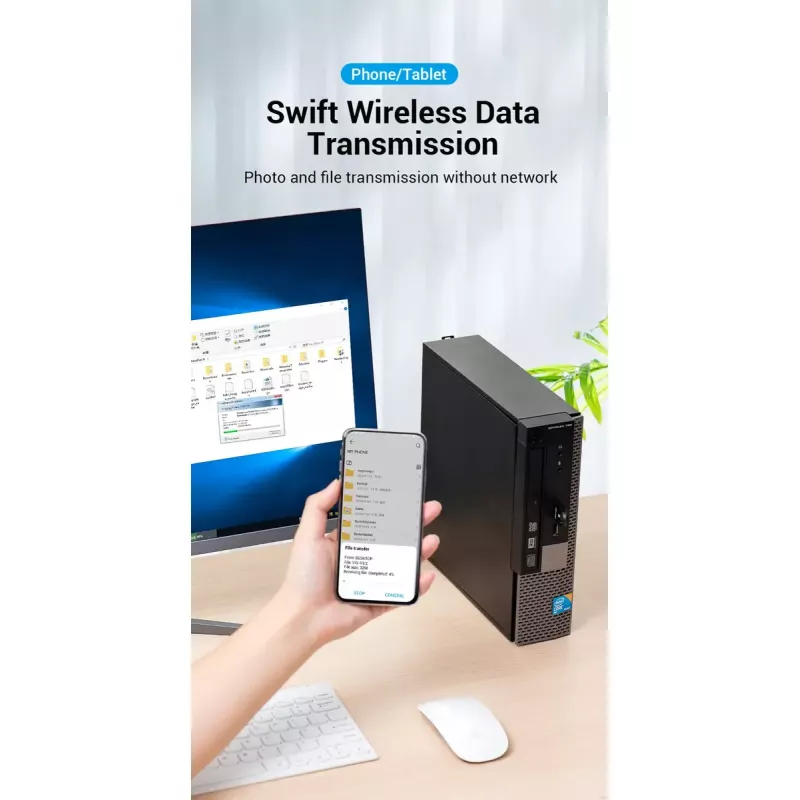 Προσαρμογέας USB Bluetooth 5.0 Vention CDSW0 ενσύρματη συνδεσιμότητα
