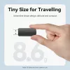 Vention CLGB0 αναγνώστης καρτών 2 σε 1, USB 3.0 A, SD + TF, διπλό γράμμα μονάδας, μαύρος