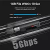 Vention CLGB0 αναγνώστης καρτών 2 σε 1, USB 3.0 A, SD + TF, διπλό γράμμα μονάδας, μαύρος
