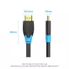 Καλώδιο HDMI Vention 1M μαύρο 18 Gbit/s 2.0