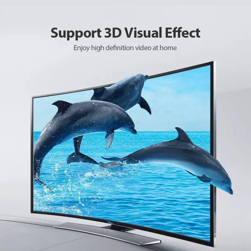 Vention Φορητό καλώδιο HDMI 1M μαύρο 2.0 18 Gbit/s