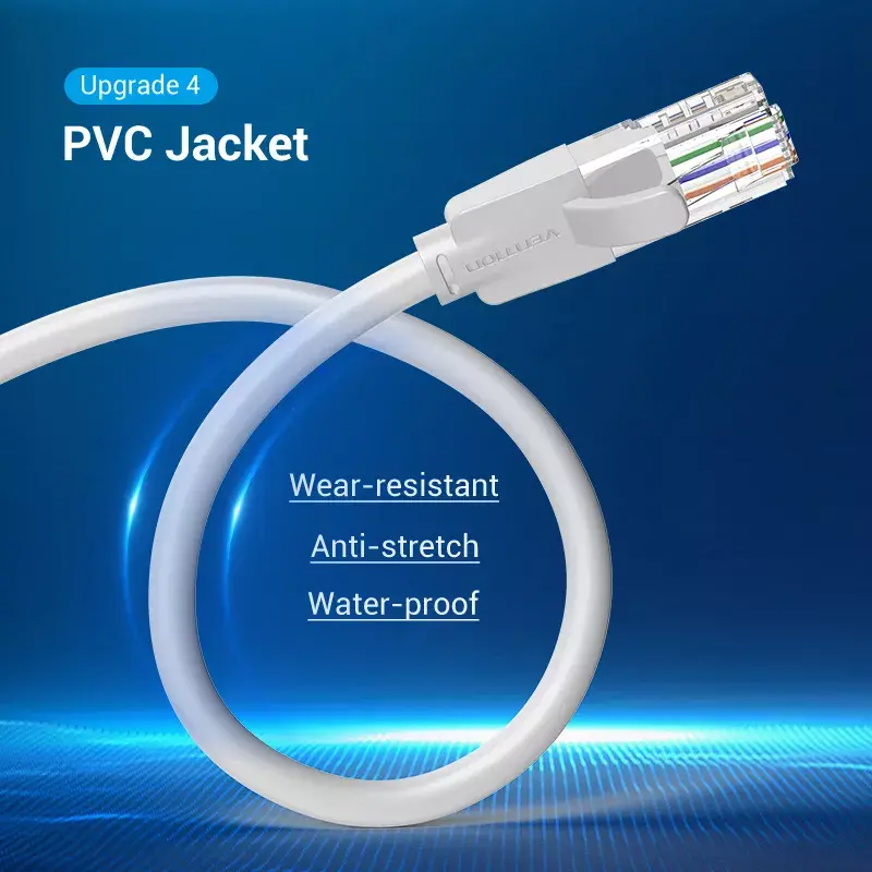 Καλώδιο δικτύου Vention Cat.6 UTP Patch RJ-45 0,5m γκρι