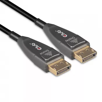 Ενεργό οπτικό καλώδιο CLUB3D DisplayPort 1.4 μονόδρομο 4K120Hz 8K60Hz αρσενικό/αρσενικό 20m/65.62ft