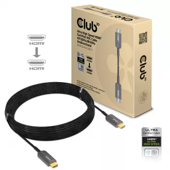 Καλώδιο AOC CLUB3D Ultra High Speed HDMI™ Certified 4K120Hz/8K60Hz μονόδρομο αρσενικό/αρσενικό 10m