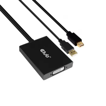 Ενεργός προσαρμογέας MiniDisplayPort 1.2a σε Dual Link DVI-D CLUB3D CAC-1130