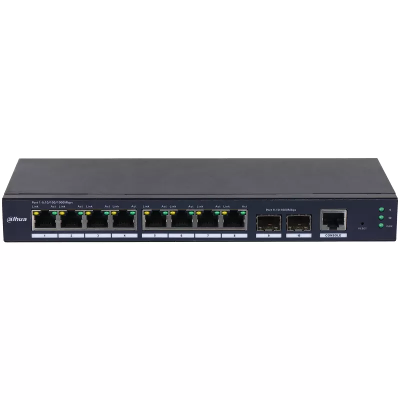 Dahua Technology SG4010-2F Managed L2 Gigabit Ethernet (10/100/1000) μαύρο