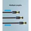 Vention Cat.8 SFTP καλώδιο δικτύου 0,5 m μαύρο RJ-45 επιχρυσωμένο