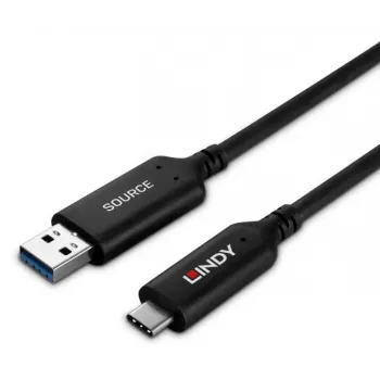 Lindy 25m καλώδιο υβριδικό οπτικών ινών USB 3.2 Gen 1 Type A σε C