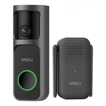 Σετ κουδουνιού πόρτας Imou DB-3EP-4M0W/DS3 μαύρο 4MP HD βίντεο